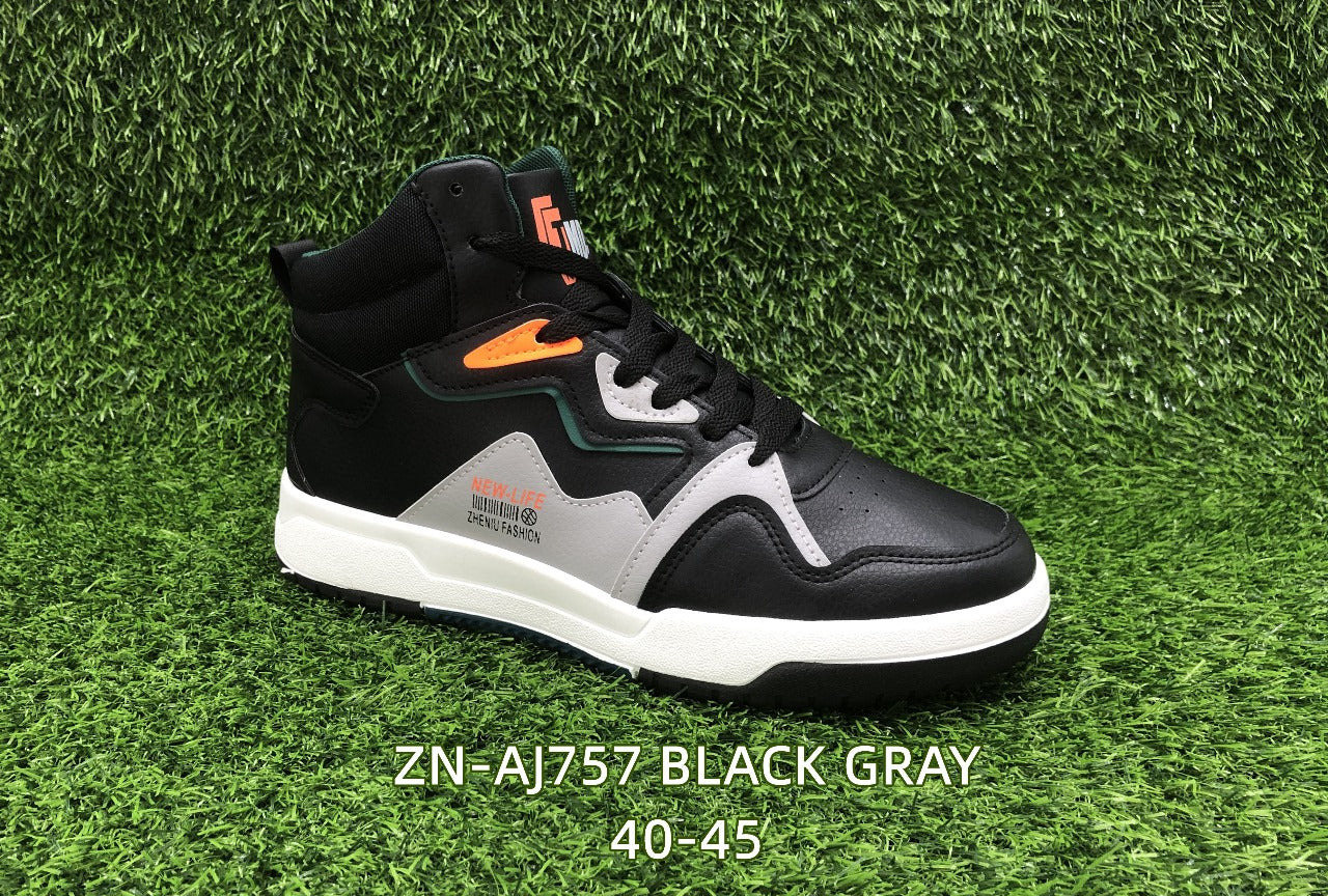 BONKERZ Men High-Top Lace-Up Sneakers