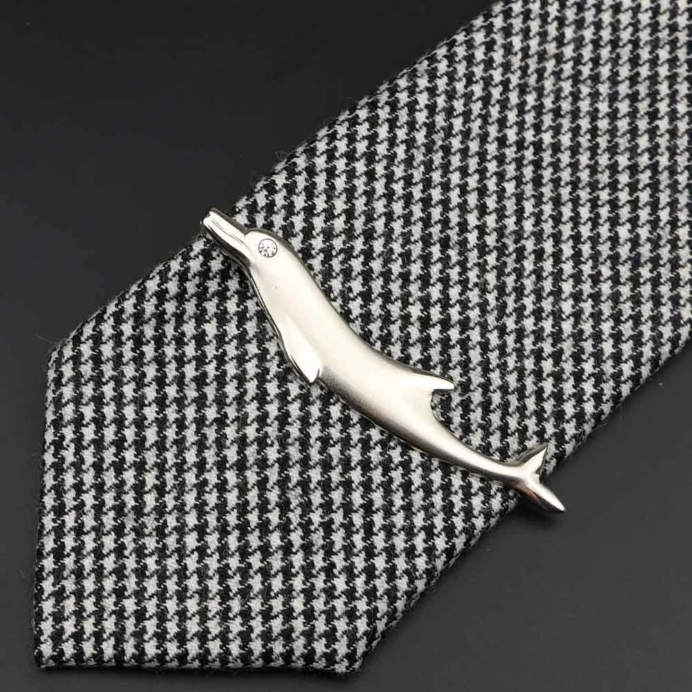 1 Piece Chrome Stainless Glasses Car Airplane Fork Spoon Shape Metal Tie Clip for Men Necktie Clips Pin For Mens Gift