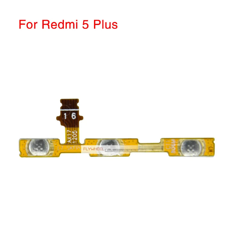1pcs Power Button Flex Replacement For Xiaomi Redmi S2 3 3X 3S 4A 4X 5A 6A 7 5 Plus Note 5 6 Pro Mute Volume Control Side Switch