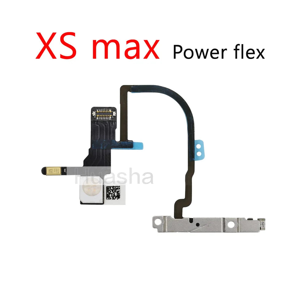 1pcs For iPhone X Xs Max XR Mute & Volume Power Buttons key Switch Flex Cable Mobille Phone Repair Parts