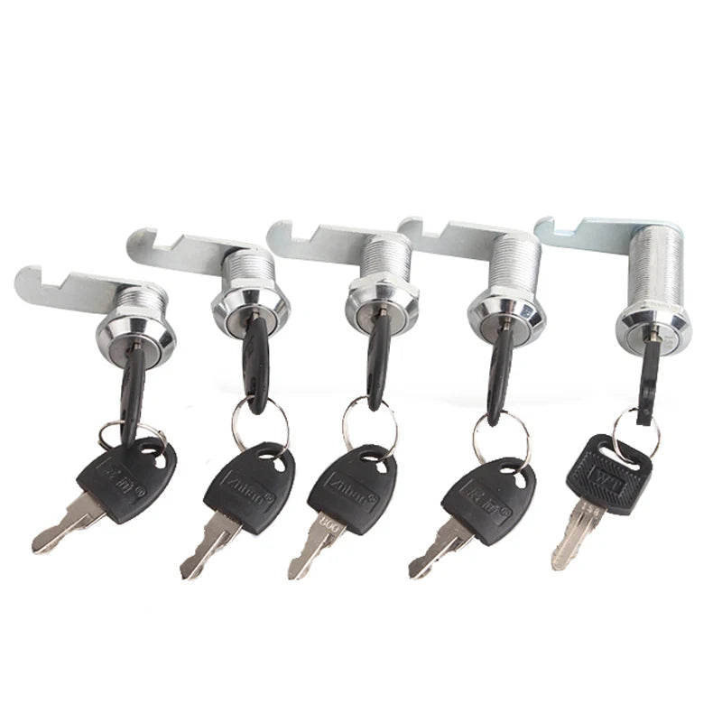 16/20/25/30/38mm Cam Lock High Quality Mail Box File Cabinet Desk Drawer Lock with 2 Keys DIY Cabinet Tools