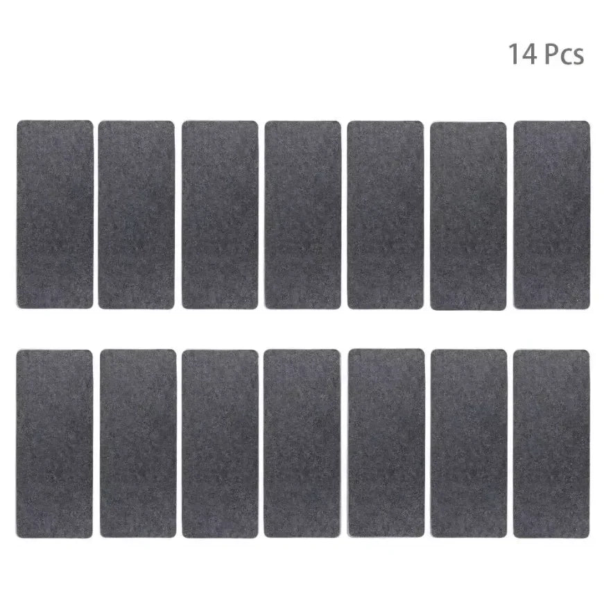 14Pcs/Set Stair Tread Carpet Mats Self-adhesive Floor Mat Door Mat Step Staircase Non Slip Pad Protection Cover Pads Home Decor