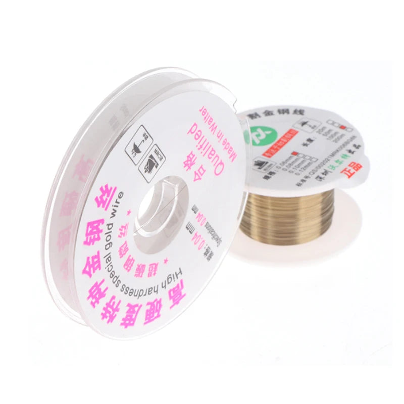 1Pcs 100M 0.04 0.05 0.06 0.08 0.1MM Alloy Steel Molybdenum Cutting Line LCD Screen Separation Diamond Wire Phone Repair Tools