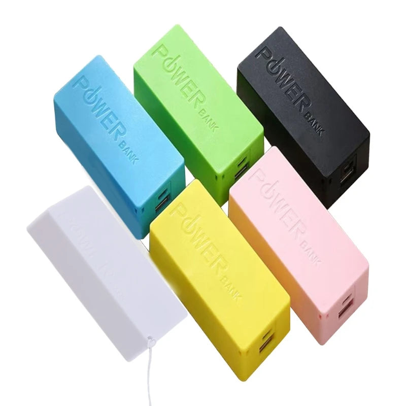 18650 Power Bank Battery Charger Case 5V 1A Portable USB Power Bank Kit Storage DIY Box For Phone MP3 Electronic Charging