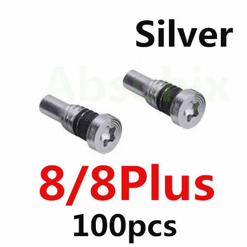 100pcs Back Cover Screw for iPhone X XS 11 12 13 Pro Max 5S 6 6S 7 8 Plus Bottom Dock Connector Five Star Pentalobe Screws
