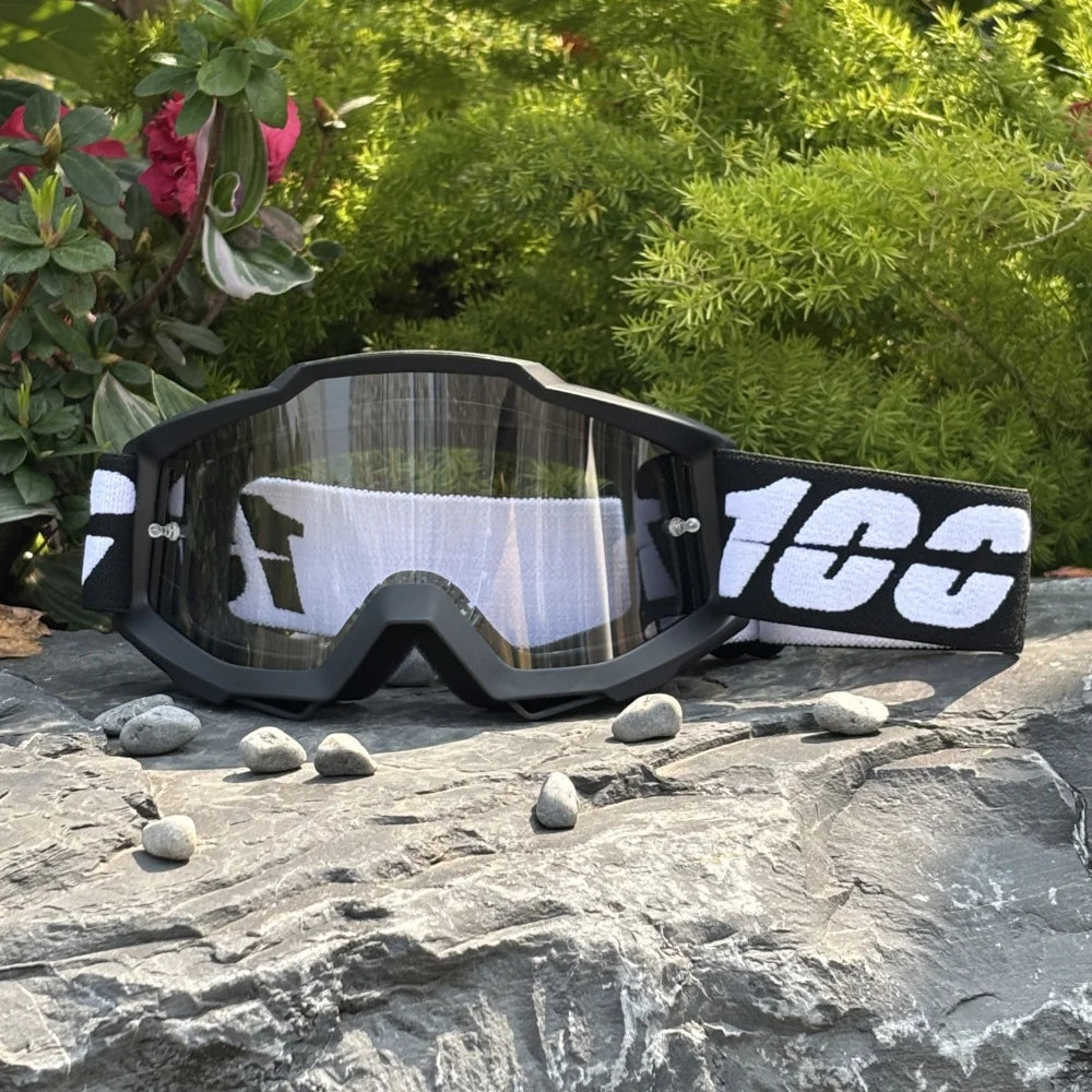 100 Motorcycle Goggles Motocross Glasses Off-road Helmet MX Moto Dirt Bike ATV Ski Outdoor Sports Glass Scooter Googles Mask