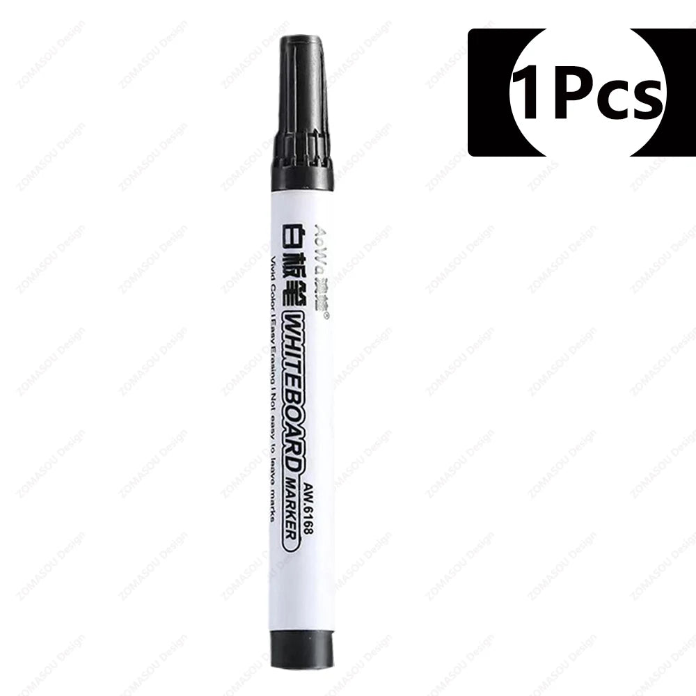 1-100pcs Erasable Whiteboard Marker Pen Blackboard Marker Teaching Chalk for Glass Ceramics Office School Art Marker Stationery