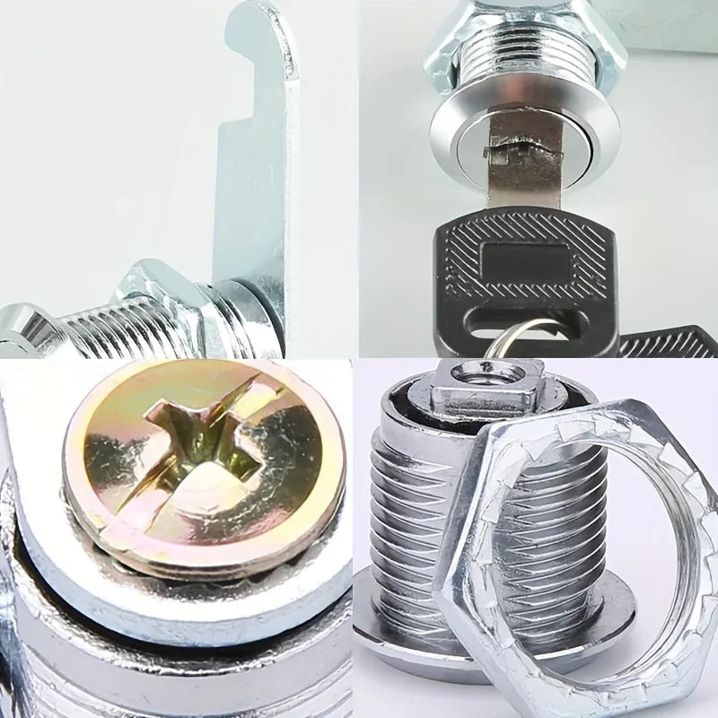 16/20/25/30/38mm Cam Lock High Quality Mail Box File Cabinet Desk Drawer Lock with 2 Keys DIY Cabinet Tools