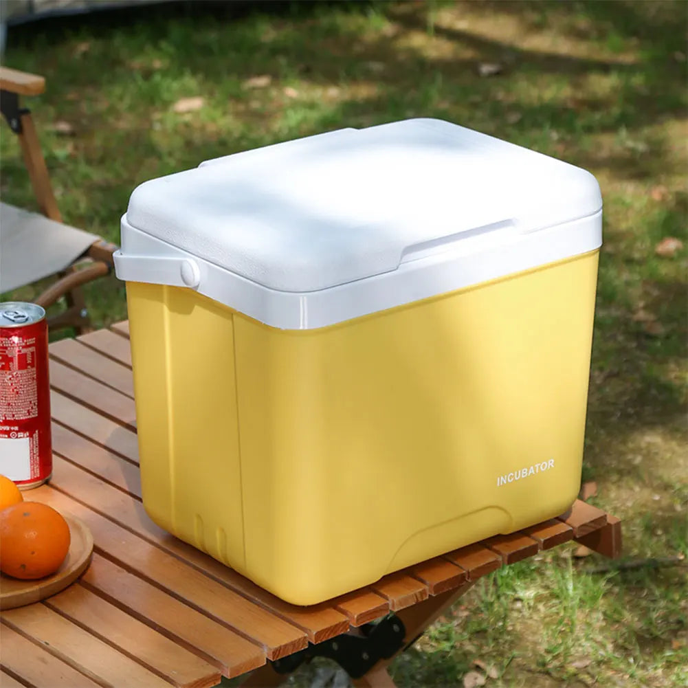 15L Insulated Ice Chest Multipurpose Portable Ice Bucket Outdoor Hard Cooler for Camping Picnic Beach Drink Beverage Fishing