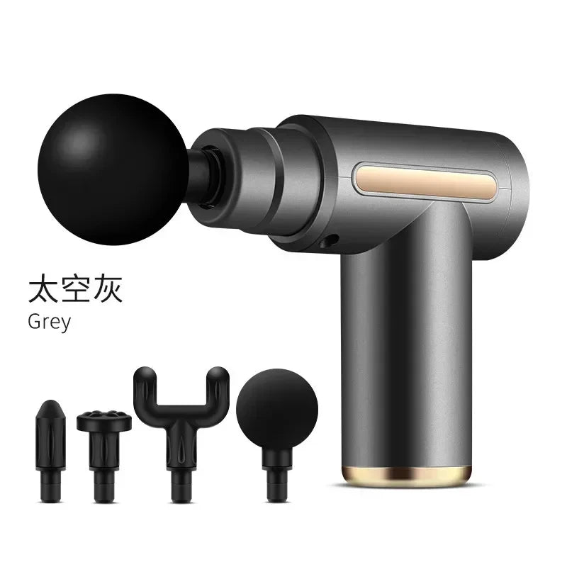 Upgraded Portable Massage Gun - Deep Tissue Muscle Relief, USB Rechargeable Battery, Ideal For Back & Neck,Gift For Everyone