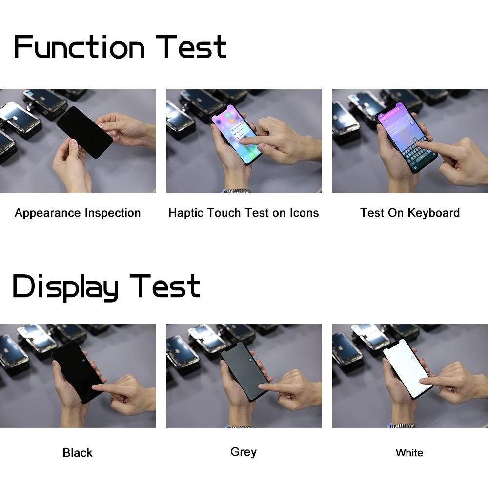 100% Excellent OLED Pantalla for iphone XR LCD Display Touch Screen Digitizer Assembly for iPhone XR LCD Replacement