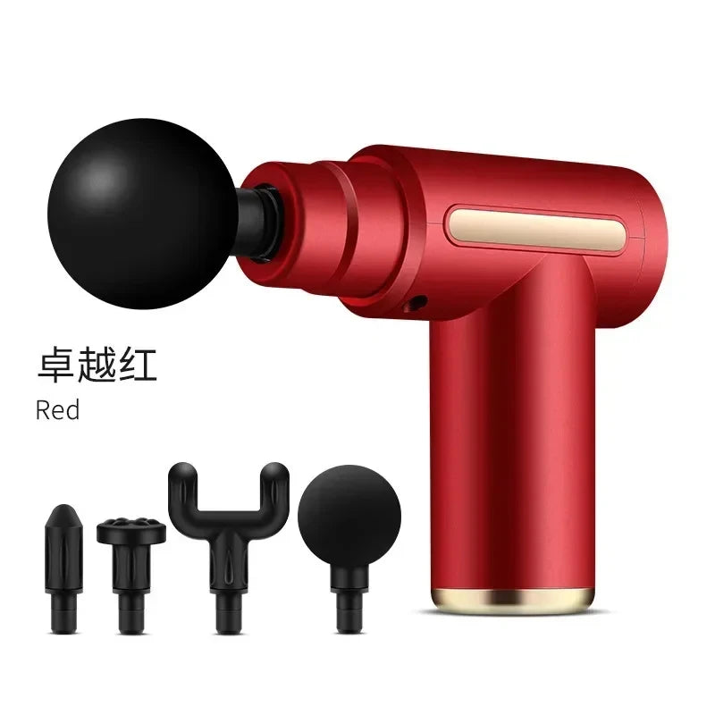 Upgraded Portable Massage Gun - Deep Tissue Muscle Relief, USB Rechargeable Battery, Ideal For Back & Neck,Gift For Everyone