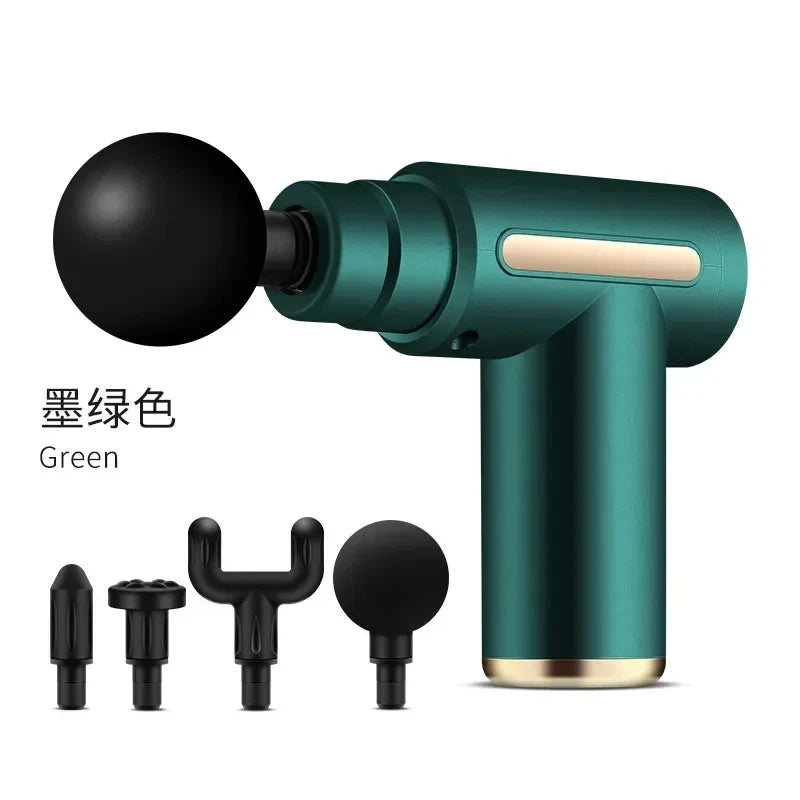 Upgraded Portable Massage Gun - Deep Tissue Muscle Relief, USB Rechargeable Battery, Ideal For Back & Neck,Gift For Everyone
