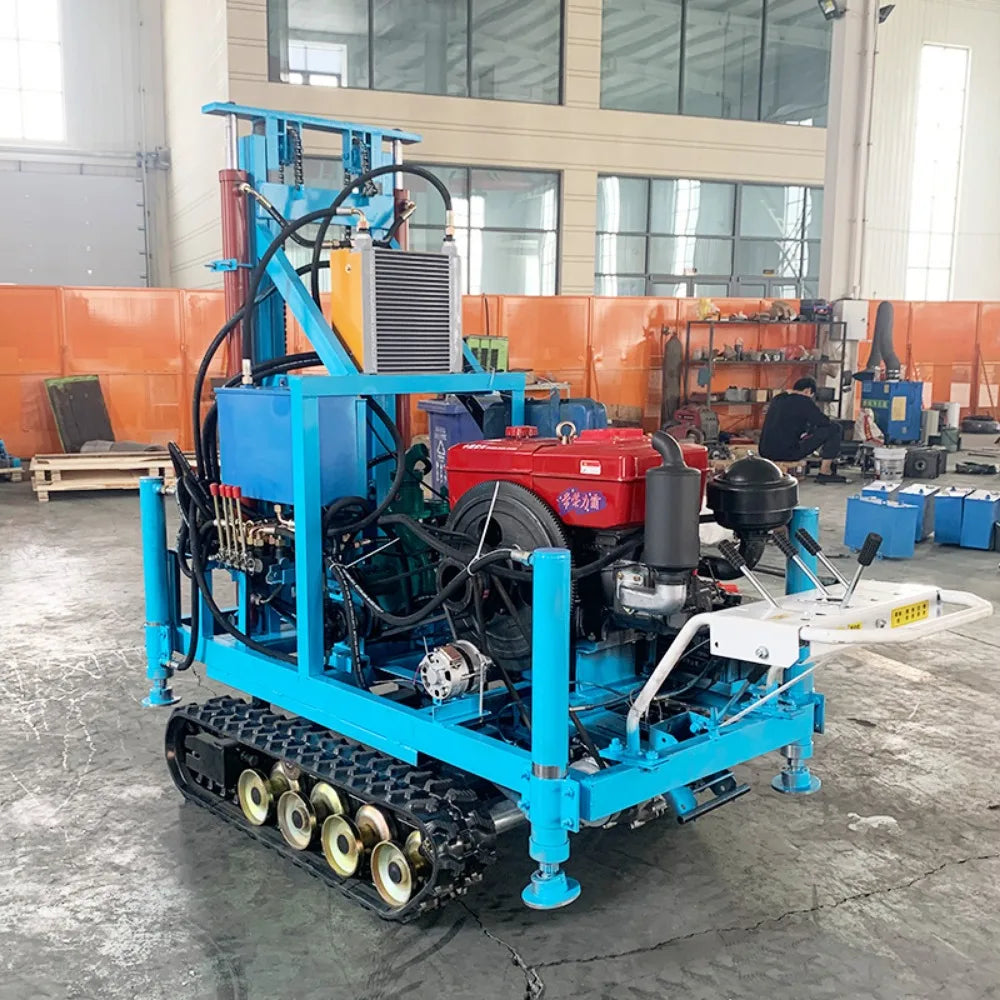 100m 150m Portable Water Well Drilling Rig Machine Small Diesel Water Well Drill Machines Trailer-mounted Factory Direct Sales