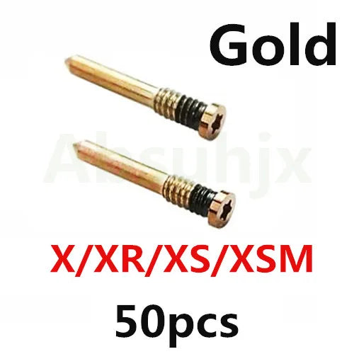 100pcs Back Cover Screw for iPhone X XS 11 12 13 Pro Max 5S 6 6S 7 8 Plus Bottom Dock Connector Five Star Pentalobe Screws