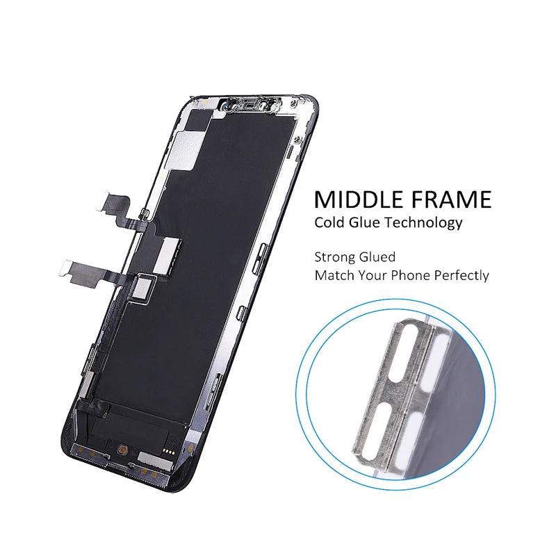 100% Excellent OLED Pantalla for iphone XR LCD Display Touch Screen Digitizer Assembly for iPhone XR LCD Replacement