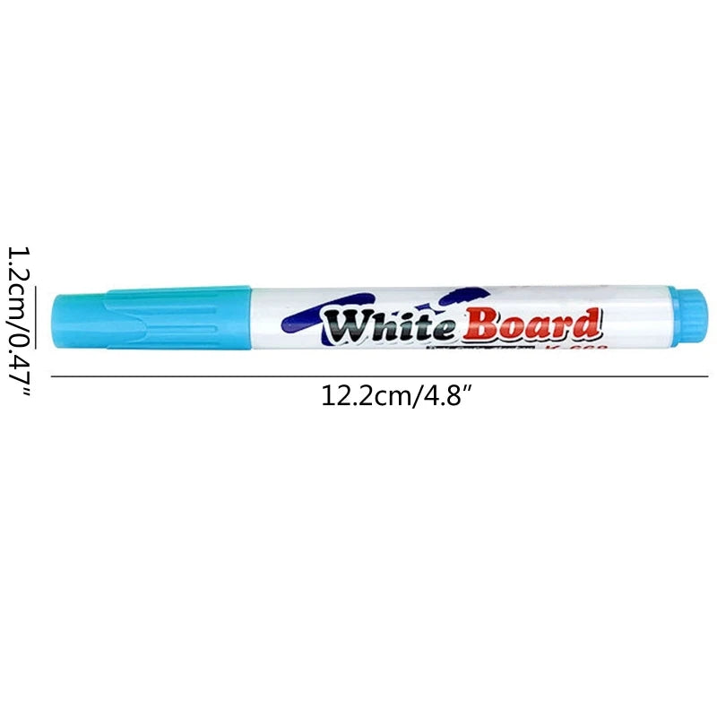 12 Colors Whiteboard Marker Pens Erasable Liquid Chalk Pens for School Office