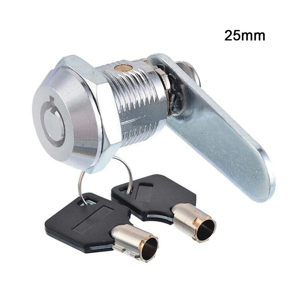 16/20mm MailBox Locker Cupboard Cam Lock Door Drawer Cabinet + 2 Keys Furniture Locks Drawer DIY Cabinet Tools