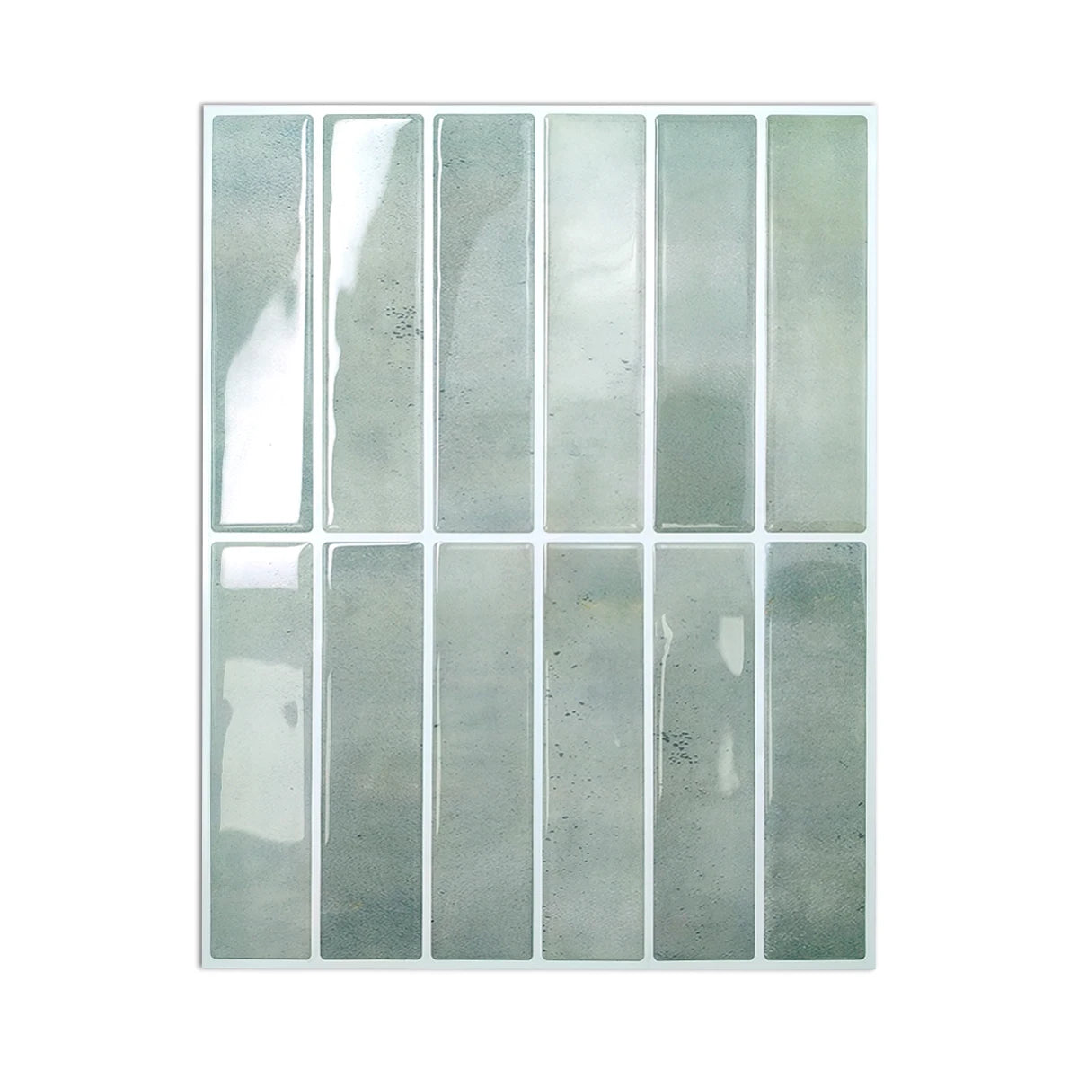 10/30/50 Pieces 3D Imitation Handmade Tile Stickers, Self-Adhesive Kitchen Backsplash, Waterproof Self-Adhesive