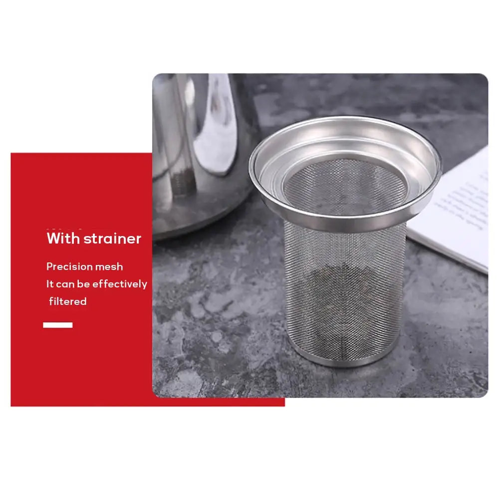 1.0L/1.5L/2.0L Thickened Stainless Steel Teapot Hotel Restaurant Household Induction Cooking Flower Tea Pot