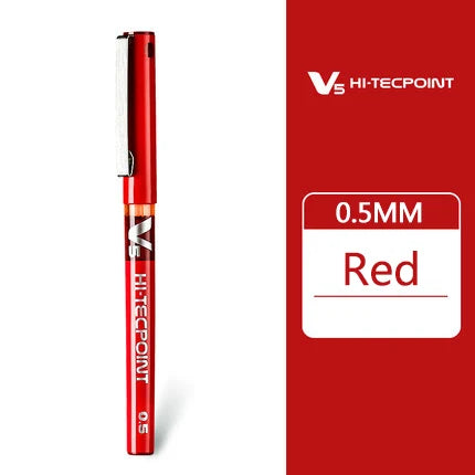 1 Piece PILOT BX-V5 Gel Pens Fine Point 0.5MM Quick Dry Straight Liquid RollBall Pen Smooth Ink Gelpen Kawaii Japan Stationery