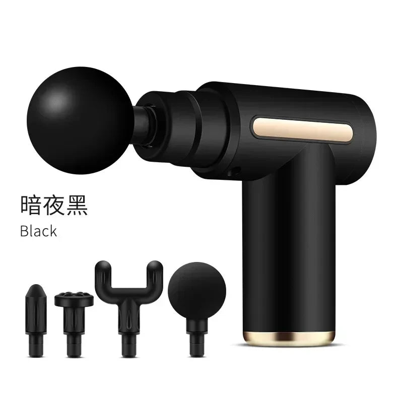 Upgraded Portable Massage Gun - Deep Tissue Muscle Relief, USB Rechargeable Battery, Ideal For Back & Neck,Gift For Everyone