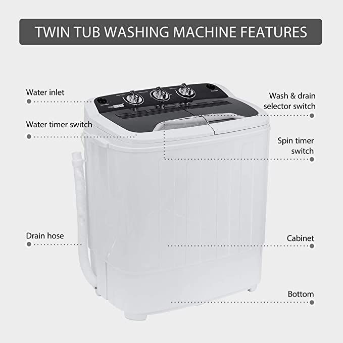 Ramtons RW/116 Twin Tub Washing Machine.