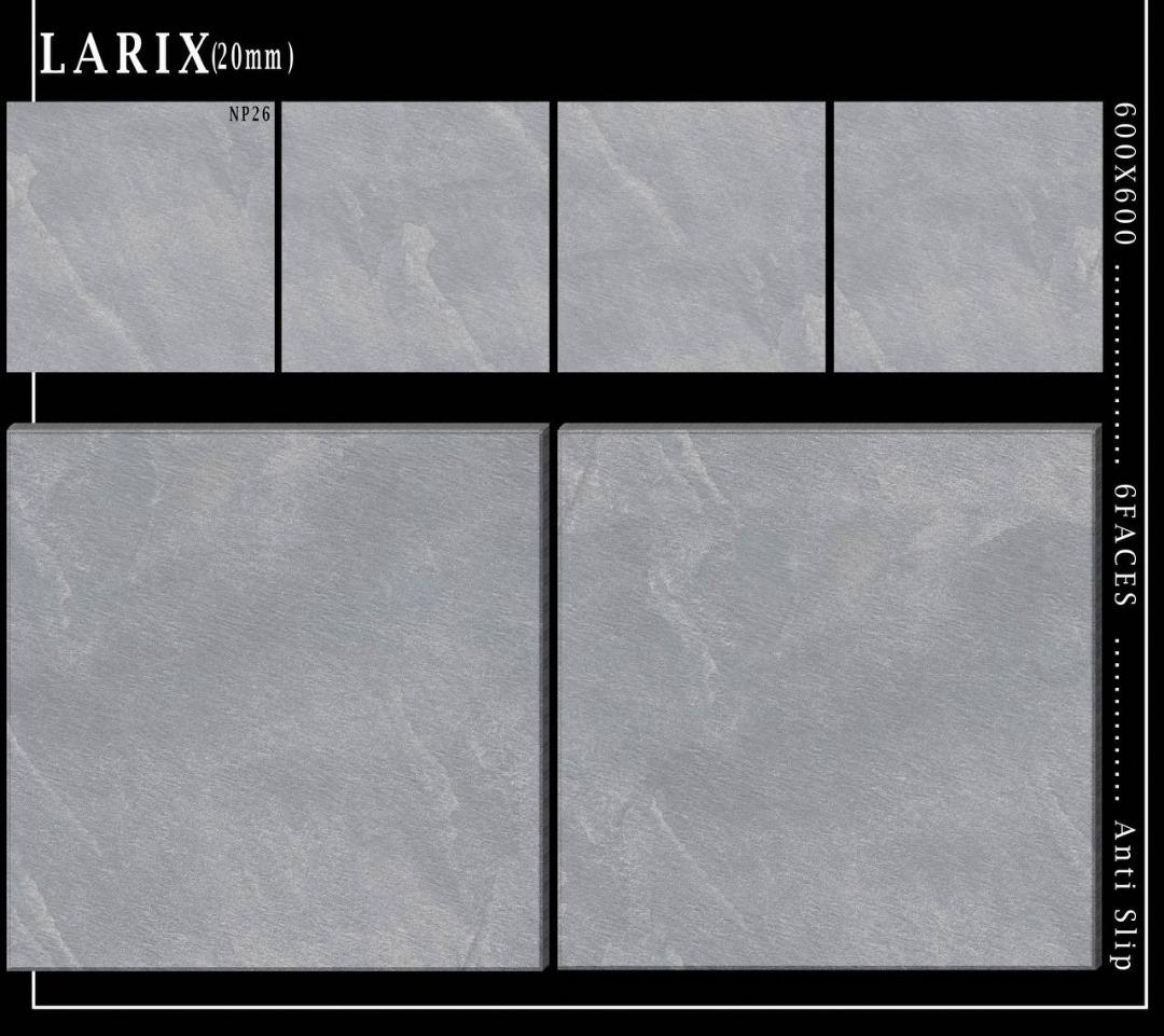 Porcelain outdoor tiles 60x60 20mm