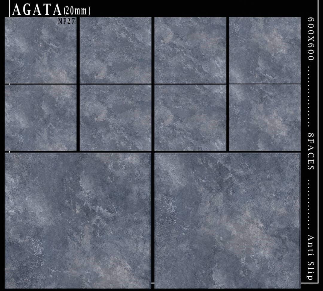 Porcelain outdoor tiles 60x60 20mm