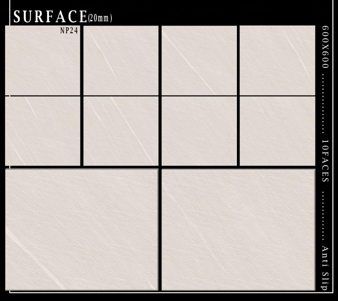 Porcelain outdoor tiles 60x60 20mm