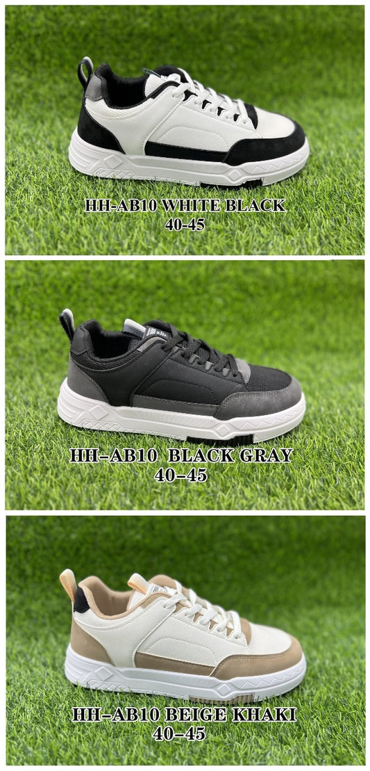 Men Lace Up Casual Shoes, Multicolor