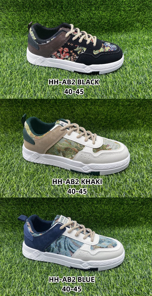 Cartoon Printing Chunky Mens Shoe
