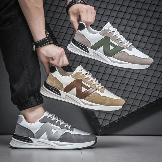 Men'S Retro Color Block