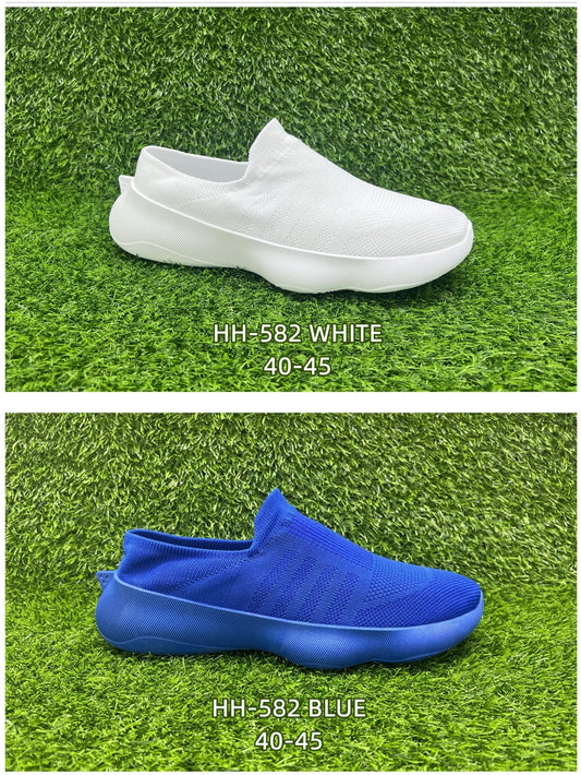 Navy White, Walking Shoes