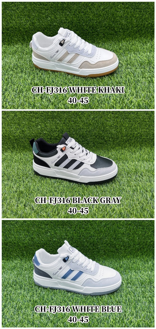 TEXTURED CONTRAST SNEAKERS