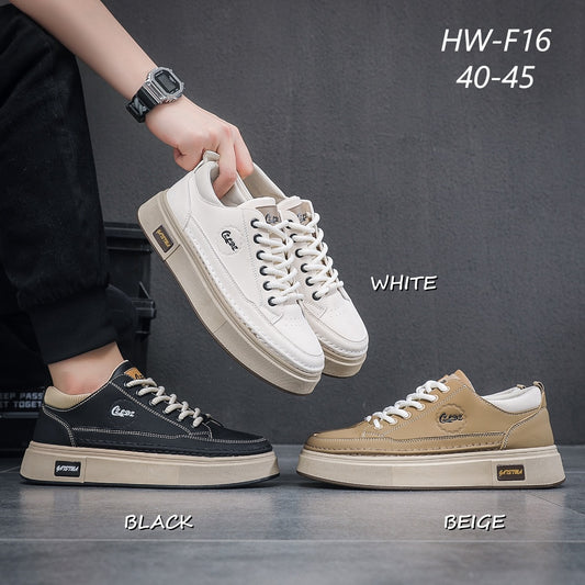 Classic White Trainers for Men and Breathable Shoes for Everyday Wear