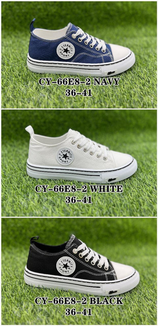 Candy Color Canvas Flat Shoes