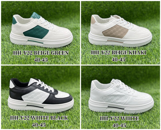 Men's Breathable White Running Shoes - Versatile for Sport & Casual Wear
