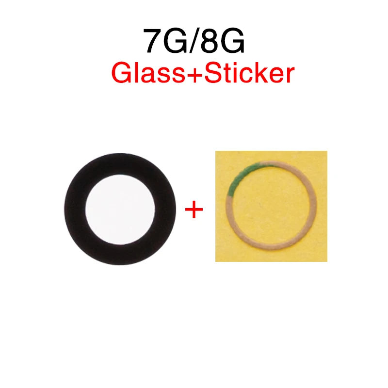 1set Back Rear Camera Lens Glass Cover For iPhone 6 6S 7 8 Plus X XR XS 11 12 13 Mini Pro Max Repair Parts