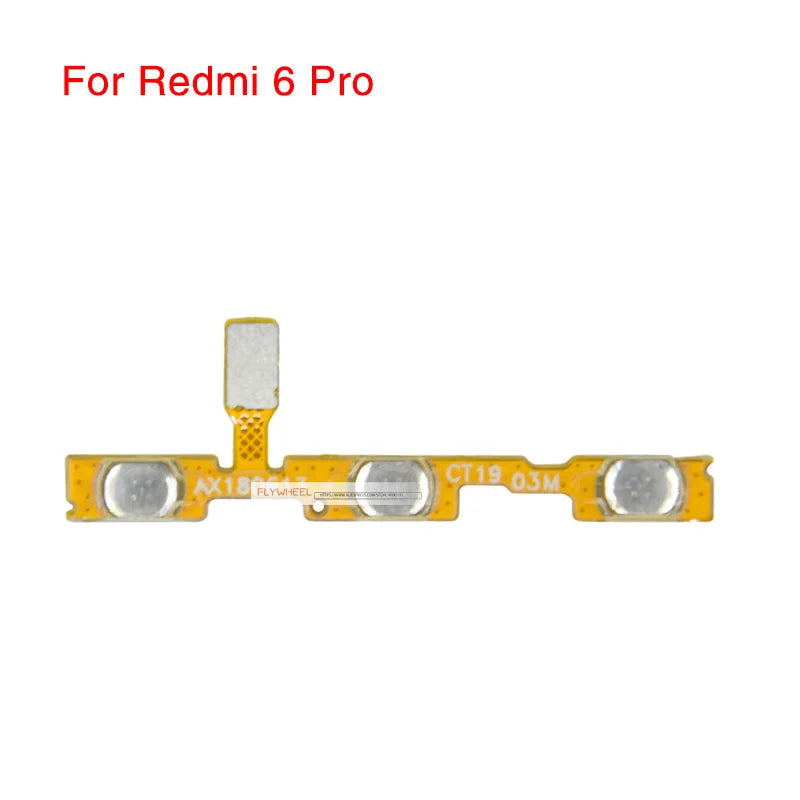 1pcs Power Button Flex Replacement For Xiaomi Redmi S2 3 3X 3S 4A 4X 5A 6A 7 5 Plus Note 5 6 Pro Mute Volume Control Side Switch