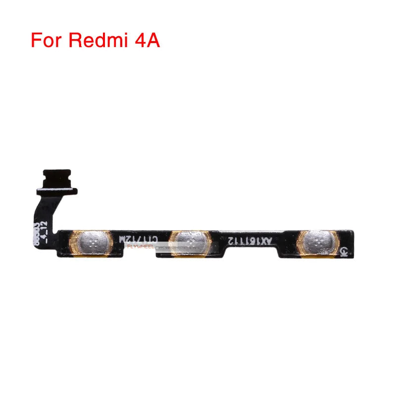 1pcs Power Button Flex Replacement For Xiaomi Redmi S2 3 3X 3S 4A 4X 5A 6A 7 5 Plus Note 5 6 Pro Mute Volume Control Side Switch