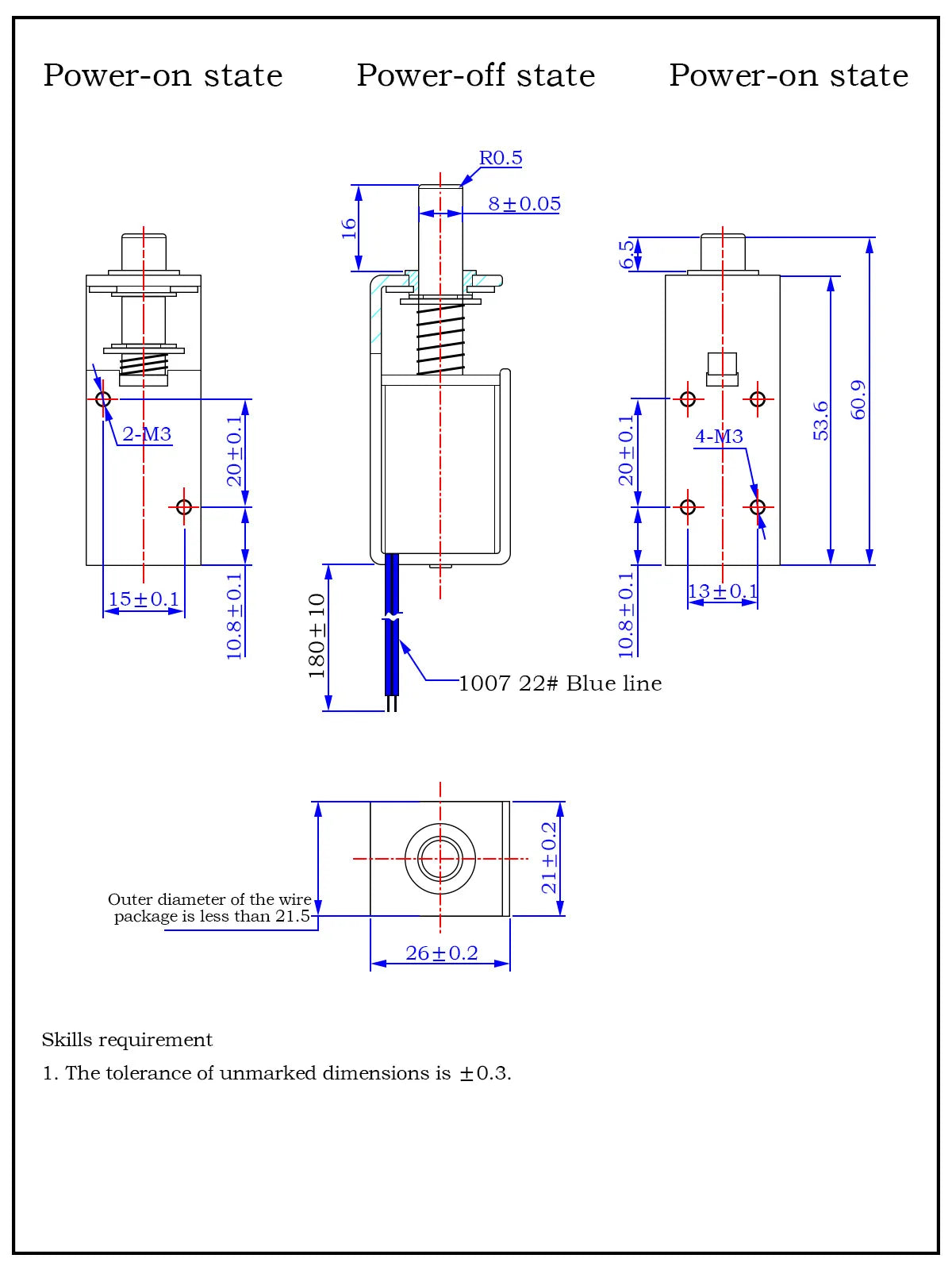 1PCS TAU-S0837DL DC 6V 12V 24V Electric Locks electromagnet stroke 10mm Magnetic Lock for the Cabinet door lock