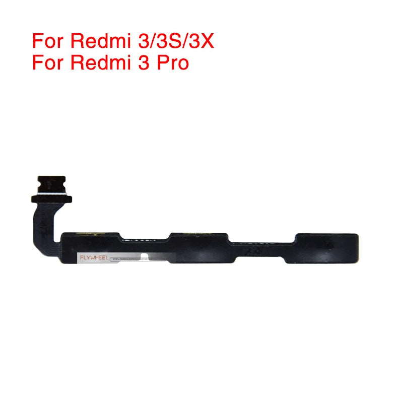 1pcs Power Button Flex Replacement For Xiaomi Redmi S2 3 3X 3S 4A 4X 5A 6A 7 5 Plus Note 5 6 Pro Mute Volume Control Side Switch