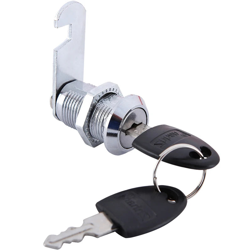 16/20/25/30/38mm Cam Lock High Quality Mail Box File Cabinet Desk Drawer Lock with 2 Keys DIY Cabinet Tools