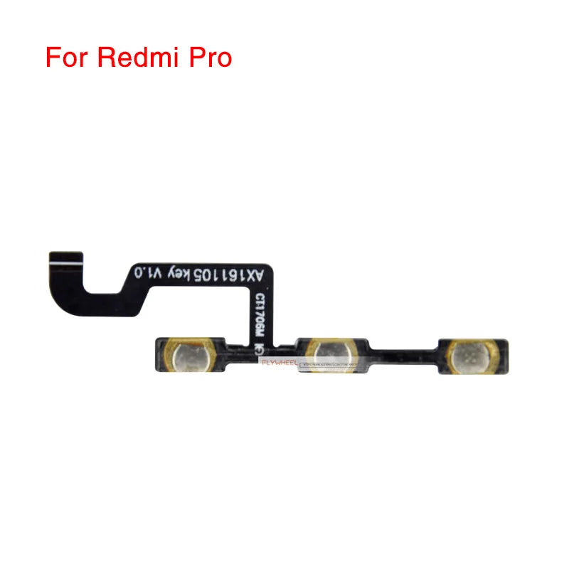 1pcs Power Button Flex Replacement For Xiaomi Redmi S2 3 3X 3S 4A 4X 5A 6A 7 5 Plus Note 5 6 Pro Mute Volume Control Side Switch