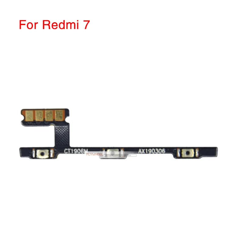 1pcs Power Button Flex Replacement For Xiaomi Redmi S2 3 3X 3S 4A 4X 5A 6A 7 5 Plus Note 5 6 Pro Mute Volume Control Side Switch