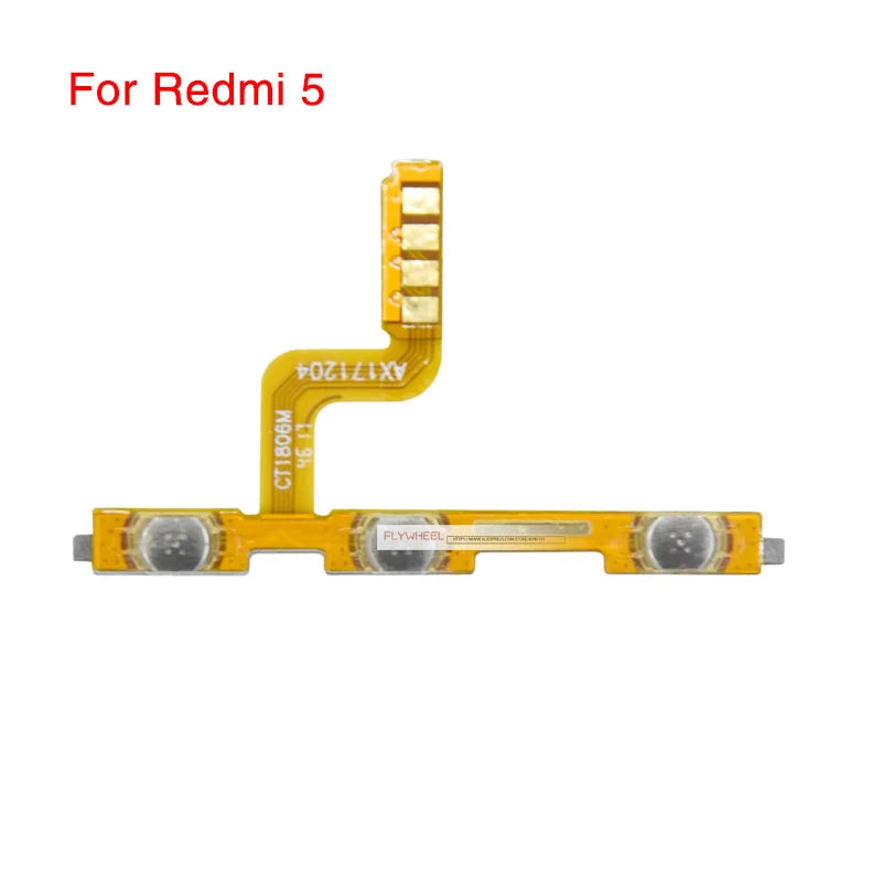 1pcs Power Button Flex Replacement For Xiaomi Redmi S2 3 3X 3S 4A 4X 5A 6A 7 5 Plus Note 5 6 Pro Mute Volume Control Side Switch