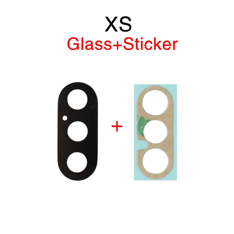 1set Back Rear Camera Lens Glass Cover For iPhone 6 6S 7 8 Plus X XR XS 11 12 13 Mini Pro Max Repair Parts
