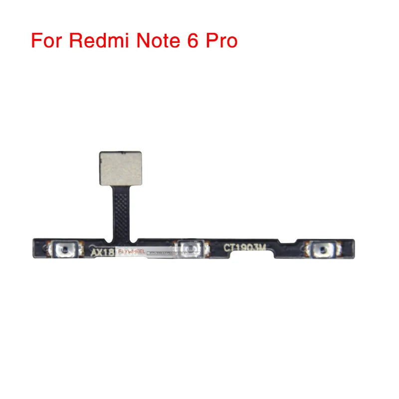 1pcs Power Button Flex Replacement For Xiaomi Redmi S2 3 3X 3S 4A 4X 5A 6A 7 5 Plus Note 5 6 Pro Mute Volume Control Side Switch