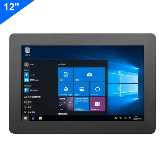ZHIXIANDA 12 Inch 1280x800 Embedded Monitor With HDMI VGA Input Touch Display